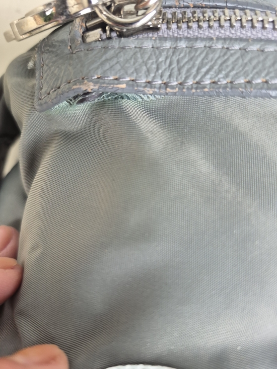 Chloe 2000s Rare Gray Logo-Embellished Women’s Satchel - Picture 3 of 15